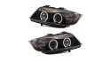 Lampy BMW 3 E90 E91 Przód CCFL Black
