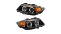 Lampy BMW 3 E90 E91 Przód CCFL Black
