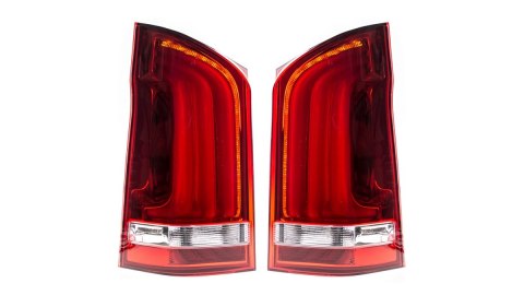 Lampy Mercedes-Benz Vito W447 Tył Dynamic LED Black-Red