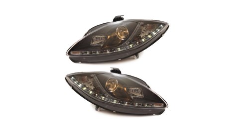 Lampy SEAT ALTEA LEON TOLEDO III Przód Black
