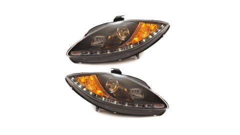 Lampy SEAT ALTEA LEON TOLEDO III Przód Black