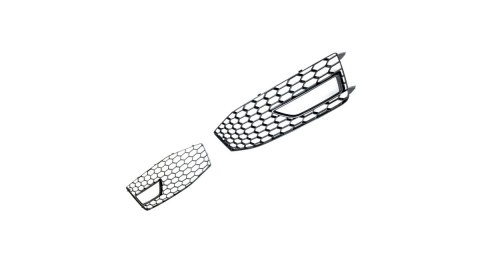 Ramka halogenów Audi A4 B8 Facelift Gloss Black