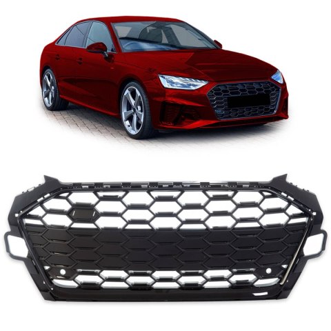 Grill Audi A4 B9 Facelift Black