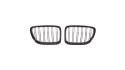 Grill BMW X1 E84 podwójne żeberka Gloss Black