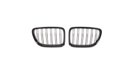 Grill BMW X1 E84 podwójne żeberka Gloss Black