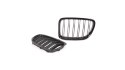 Grill BMW X1 E84 podwójne żeberka Gloss Black
