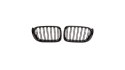Grill BMW X3 F25 X4 F26 Facelift podwójne żeberka Gloss Black