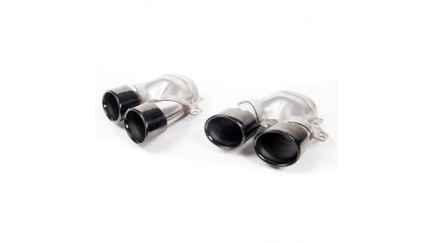 Końcówki tłumika Black MERCEDES C-Class W205 S205 A205 C205 Facelift 2019-2021