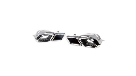 Końcówki tłumika Chrome MERCEDES C-Class W205 S205 A205 C205 Facelift 2019-2021