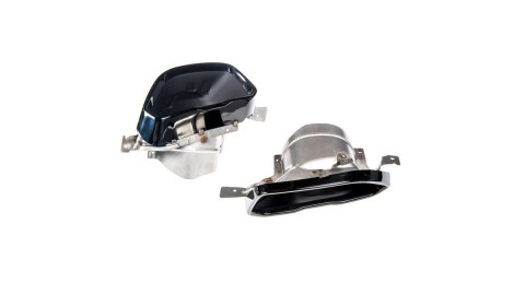 Końcówki tłumika Czarny BMW 3 G20 G21 2018-obecnie