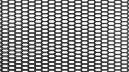 Siatka ABS Honey Comb Black 120*40cm 16x7mm