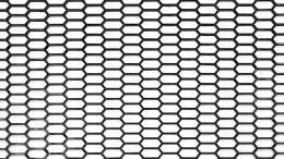 Siatka ABS Honey Comb Black 120*40cm 32x13mm