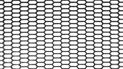 Siatka ABS Honey Comb Black 120*40cm 32x13mm