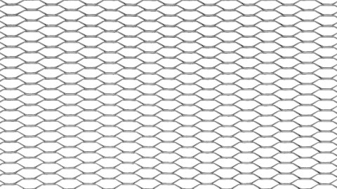 Siatka ALU Honey Comb Silver 100*33cm 16*12mm