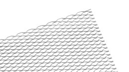 Siatka ALU Honey Comb Silver 100*33cm 20*8mm