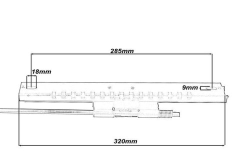 Szyny fotela uniwersalne pojedyncze z regulacją Str. Pasażera