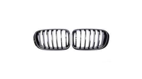 Grill BMW X3 F25 X4 F26 pojedyncze żeberka Gloss Black