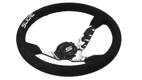 Kierownica SLIDE 350mm offset:90mm Zamsz Hydrografika