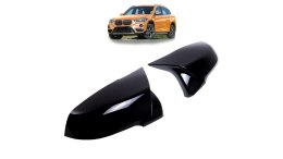 Nakładki lusterek BMW X1 F48 Gloss Black