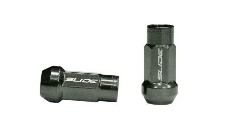 Nakrętki SLIDE JDM Stal M12x1,25 46mm Tytanowe