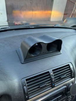 Adapter do Zegarów 2x 60mm na deskę BMW 3 E46