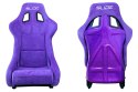 Fotel sportowy SLIDE KS2 Premium Purple Welur Purple Glitter