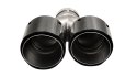 Końcówka Tłumika 89mmx2 wejście 57mm Prawa Carbon Gloss