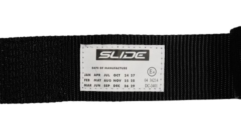 Pasy sportowe Slide V2 Czarne 4P 2" E4