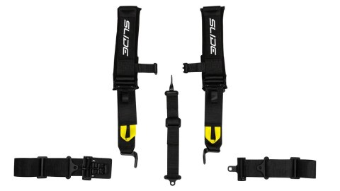 Pasy sportowe Slide V2 Czarne 5P 3" Offroad