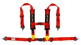 Pasy sportowe Slide V2 Czerwone 4P 2