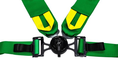 Pasy sportowe Slide V2 Quick Ciemno Zielone 4P 3"