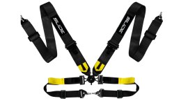 Pasy sportowe Slide V2 Quick Czarne 4P 3