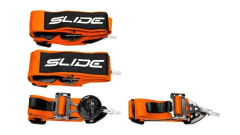 Pasy sportowe Slide V2 Quick Pomarańczowe 4P 3"