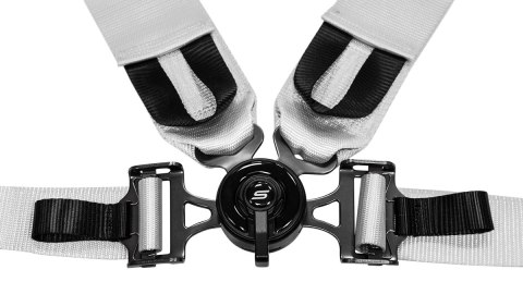 Pasy sportowe Slide V2 Quick Srebrne 4P 3"