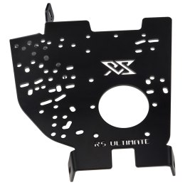 Podstawa Płyta do zamocowania hamulca ręcznego otworowana do tunelu BMW E46 ENG Black