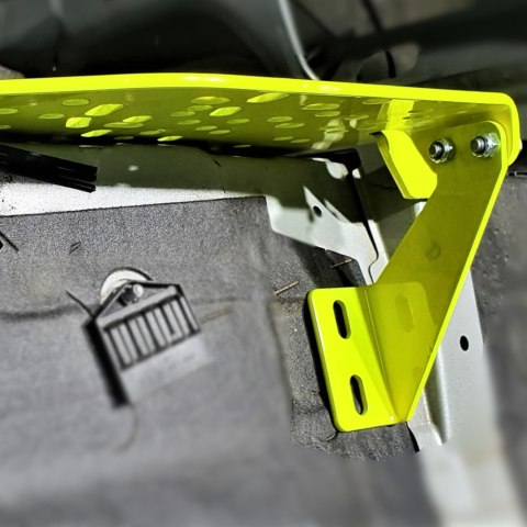 Podstawa Płyta do zamocowania hamulca ręcznego otworowana do tunelu BMW E46 Fluo