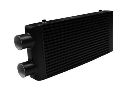 Intercooler TurboWorks 600x300x76 jednostronny Czarny