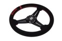Kierownica SLIDE 330mm offset:45mm Zamsz Red