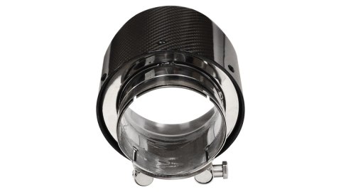 Końcówka tłumika 114mm wejście 70mm Carbon Gloss