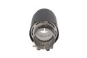 Końcówka tłumika 78mm wejście 63mm Carbon Matt