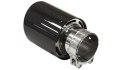Końcówka tłumika 89mm wejście 70mm Carbon Gloss
