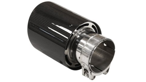 Końcówka tłumika 89mm wejście 70mm Carbon Gloss