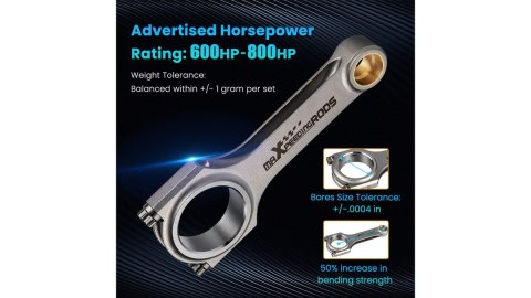 Kute korbowody Audi VW Golf R32 Audi A3 3.2L VR6 24v bore 84mm Maxpeedingrods