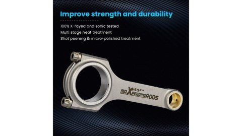 Kute korbowody Nissan Skyline RB25DET RB26DETT RB26 GTS GTR 119.5mm Maxpeedingrods