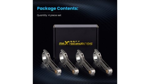 Kute korbowody Opel Vauxhall Astra Zafira 2.0L C20LET Z20LET C20XE​ 143mm Maxpeedingrods