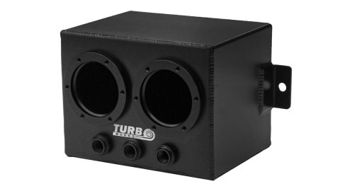 Zbiornik Paliwa Swirl Pot 3L TurboWorks na 2 pompy 250LPH + listwa (w zestawie) Czarny