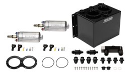 Zbiornik Paliwa Swirl Pot 3L TurboWorks na 2 pompy 250LPH + listwa (w zestawie) Czarny