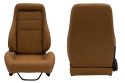 Fotel sportowy VINTAGE Skóra Brązowy