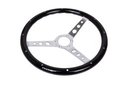 Kierownica 380mm Drewno Silver