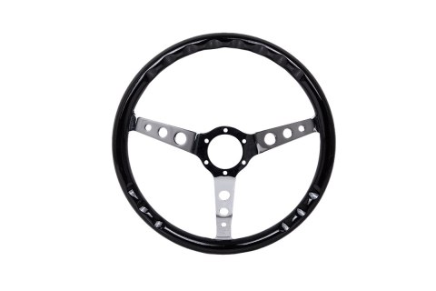 Kierownica 380mm Drewno Silver